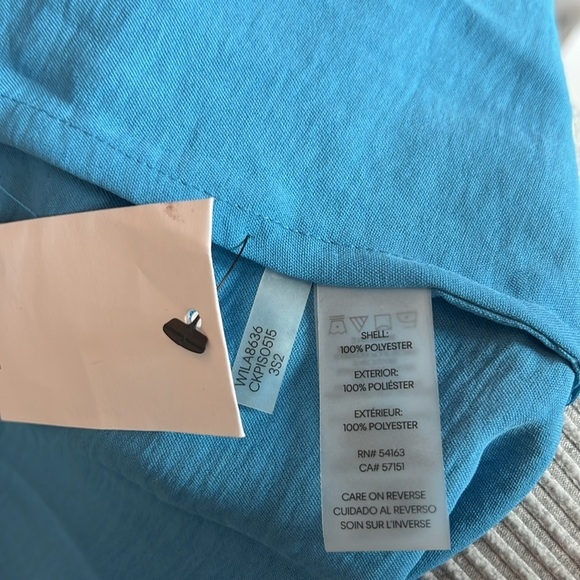 Calvin Klein Blouse Blue - Picture 7 of 7